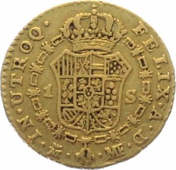 Spanien 1 Escudo 1792 - Carlos IV